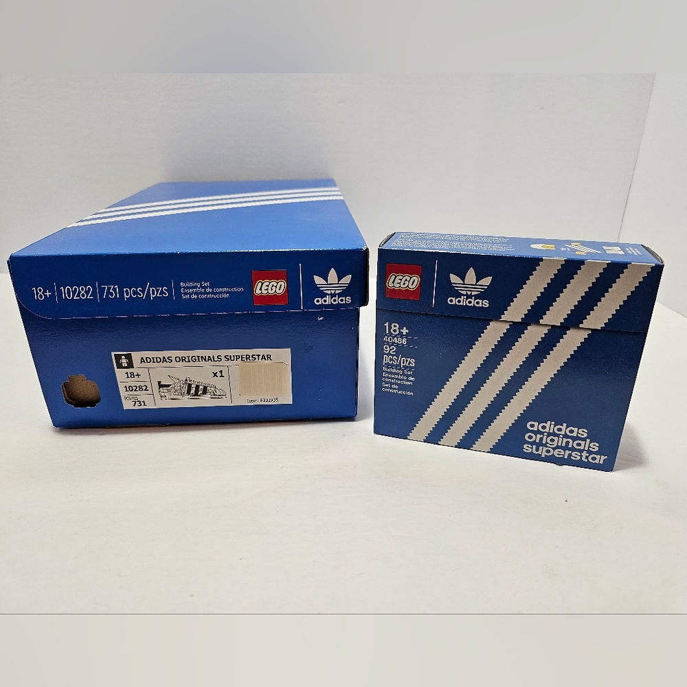 Lego Adidas Originals Superstar Set - Blue and White
